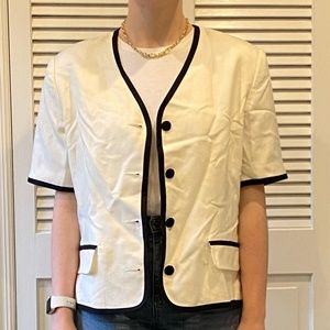 Cream Button Down Top